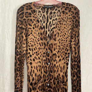 Dolce & Gabbana Leopard Cardigan